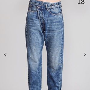 R13 Cross Over Jean in Kelly Size 27